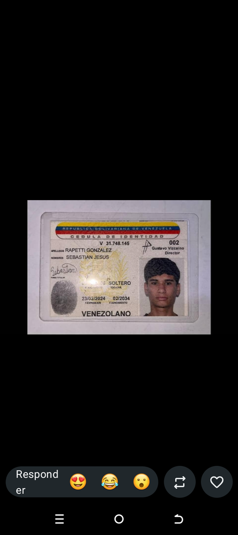 Foto de Jesús Sebastian Rapetti González