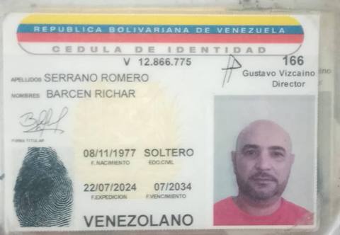 Foto de Barcen richar serrano