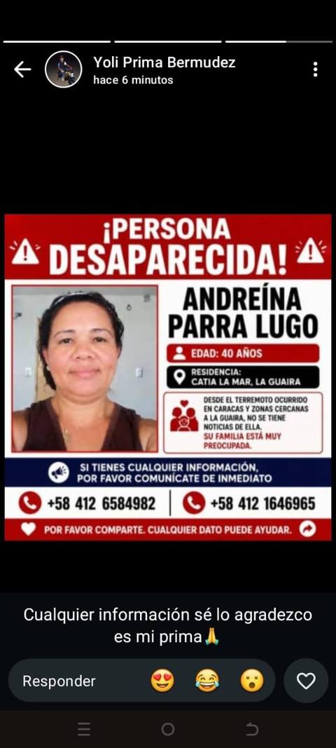 Foto de Andreina Parra Lugo