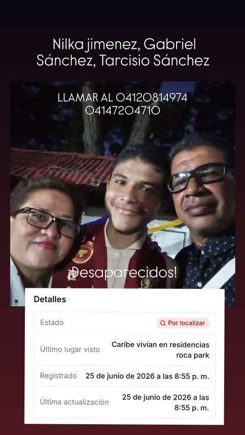 Foto de Nilka Jimenez y familia