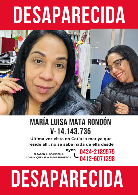 Foto de María Luisa Mata Rondón