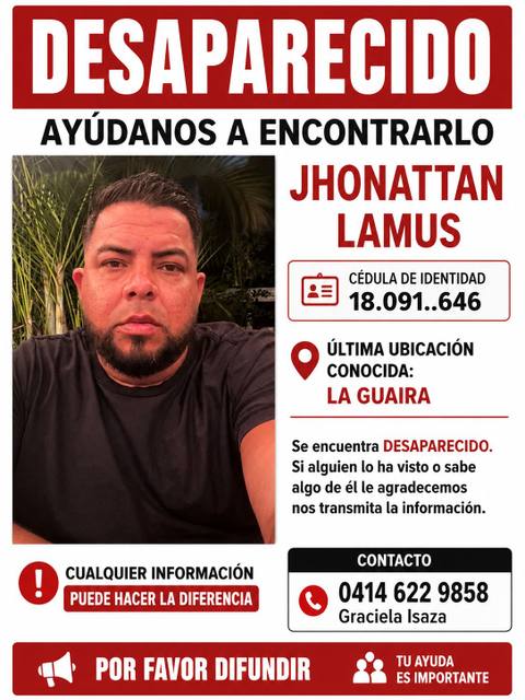 Foto de Jhonattan Gregorio Lamus Gracia