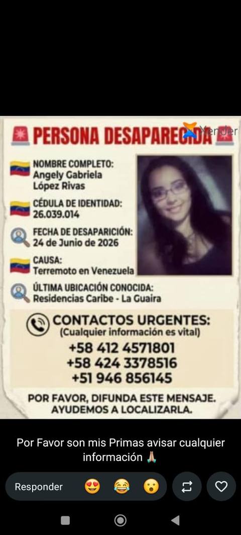 Foto de Angely Gabriel a López Rivas