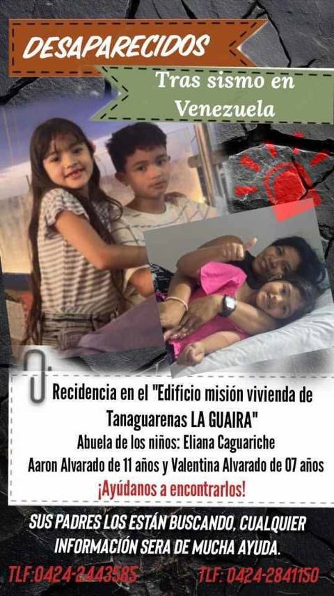 Foto de Eliana Caguariche, Aaron Alvarado, Valentina Alvarado