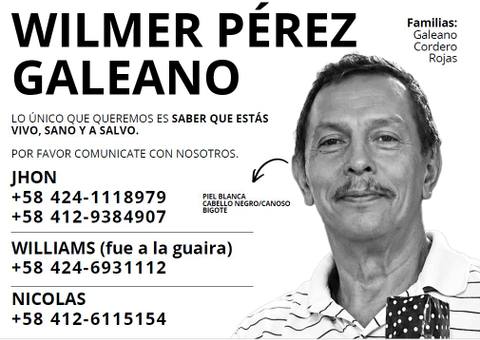 Foto de Wilmer Pérez Galeano