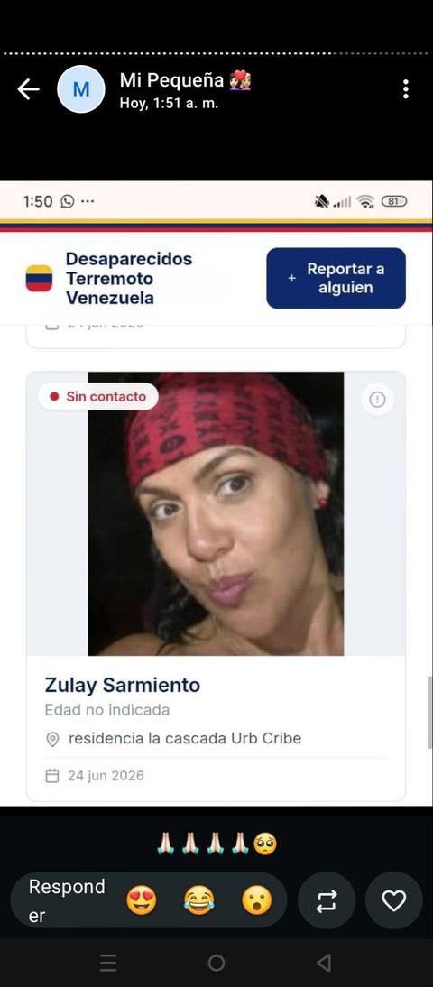 Foto de Zulay Lorena sarmiento Velasquez cd 12667950