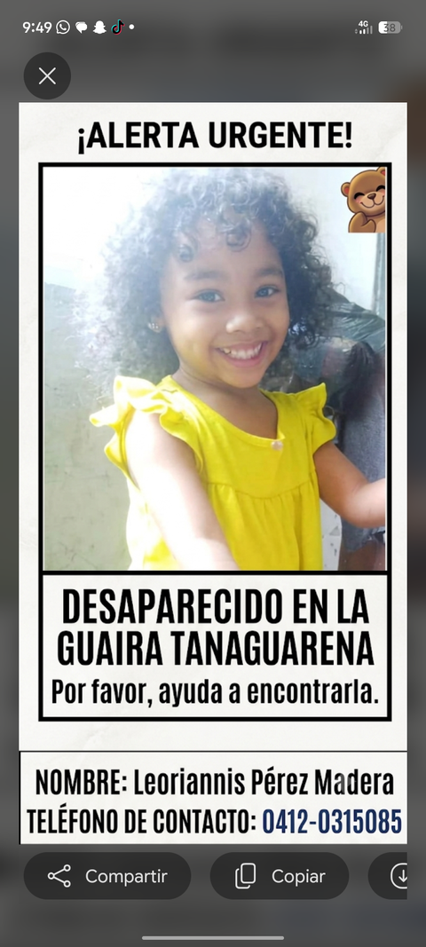 Foto de Leoriannis Pérez Madera