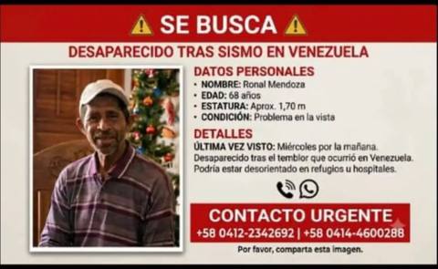 Foto de Ronal Mendoza