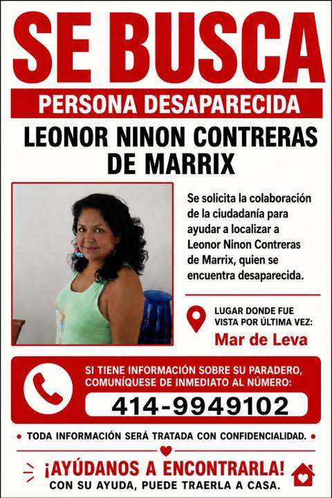 Foto de Leonor Contreras de Marrix
