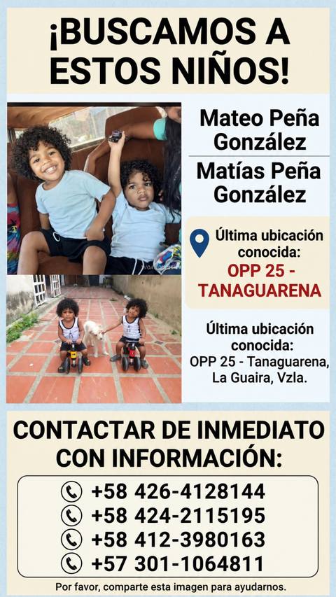 Foto de Mateo Peña González y Matias Peña González
