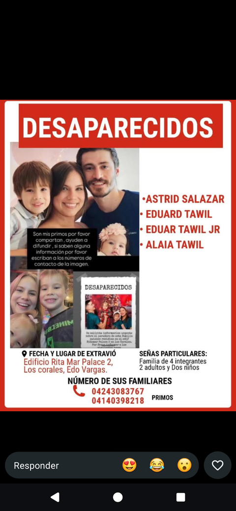 Foto de ASTRID SALAZAR • EDUARD TAWIL • EDUAR TAWIL JR • ALAIA TAWIL