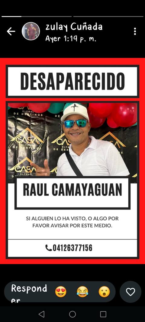 Foto de Raúl Camayaguan salina