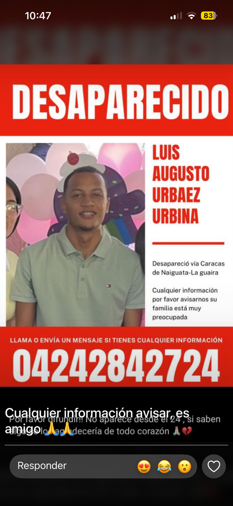 Foto de Luis Augusto Urbaez Urbina
