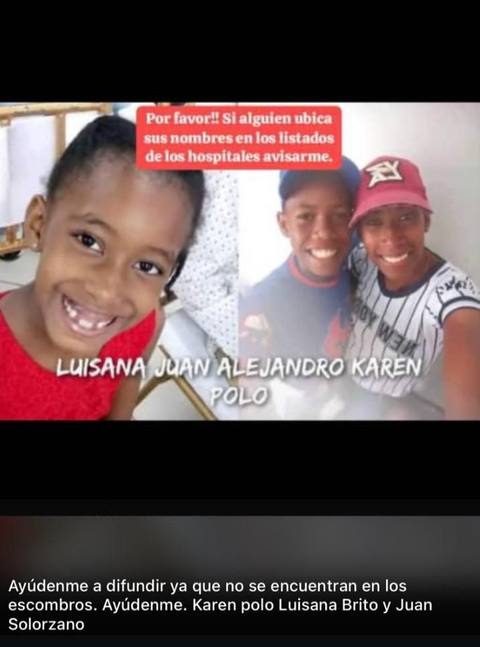 Foto de Luisana , alejando y Karen polo