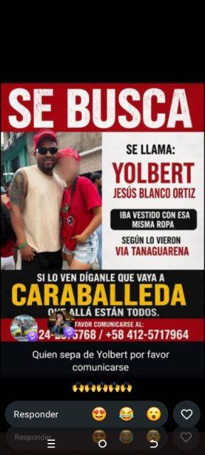 Foto de Yolbert blanco