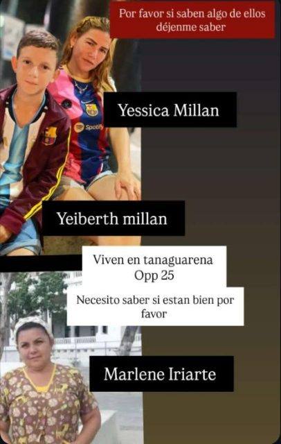 Foto de Yessica Millan Yeiberth millan Marlene Iriarte