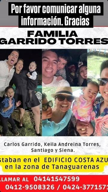 Foto de Carlos Garrido, Keila Torres he hijos