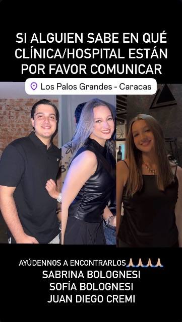 Foto de Juan Diego cremi, Sofía y sabrina bolognesi