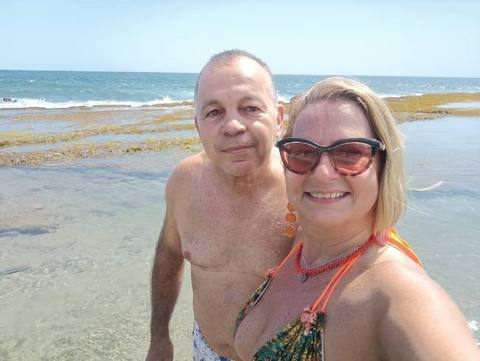 Foto de María Teresa Fernández y Tito Jhonny Rodríguez