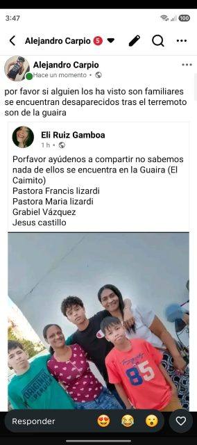 Foto de Francis Lizardi María Lizardi Gabriel Vazquez Jesús castillo