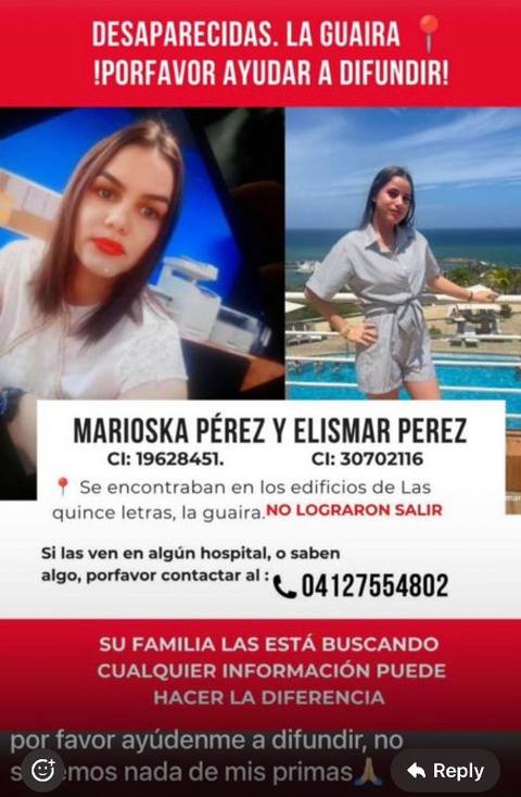 Foto de Marioska Pérez Y Elismar Pérez