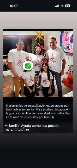 Foto de Rafael Serra, Lisbeth Ruiz, Aranza Serra, Weyner Serra