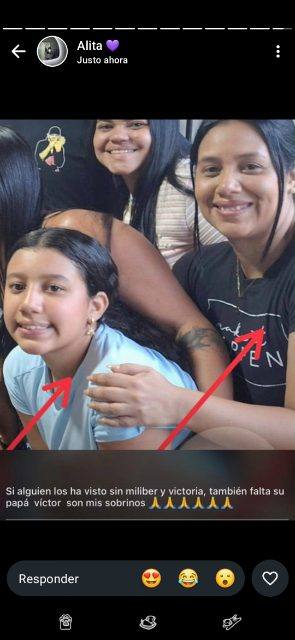 Foto de Miliber y Victoria Perez