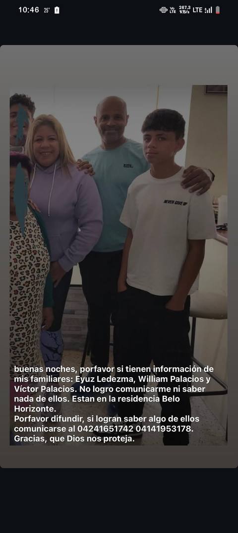 Foto de William Palacios, Víctor Palacios y Eyus Palacios