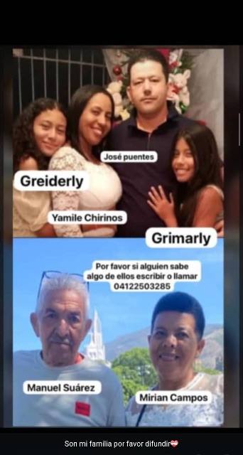 Foto de Jose puentes, greiderly, grimarly, yamile chirinos, Manuel Suárez , Mirian campos