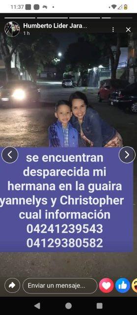 Foto de Yannelis morocoima y Cristopher morocoima