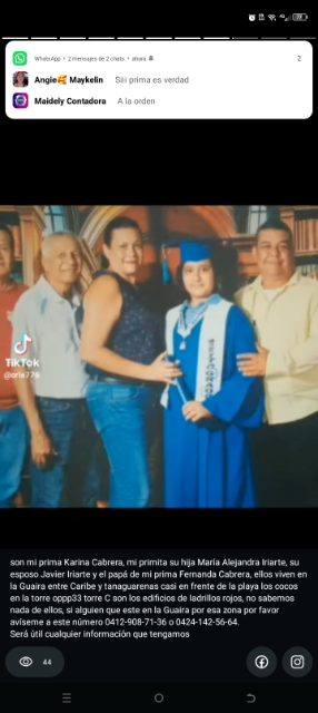 Foto de Mariale Iriarte, Javier Iriarte, Fernando Cabrera y Karina Cabrera