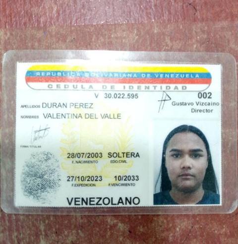Foto de Valentina Pérez Durán