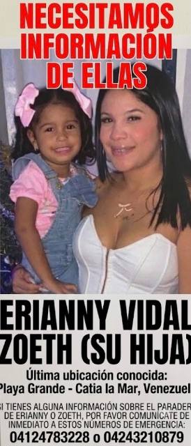 Foto de Erianny Vidal y zoeth