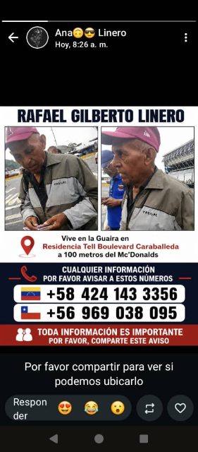 Foto de Rafel Gilberto linero