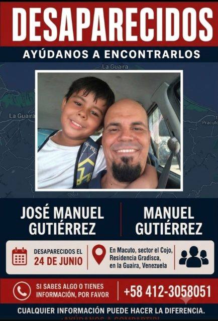 Foto de Manuel Gutierrez e hijo