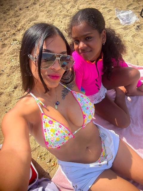 Foto de Frainny del valle quijada y su hija Danyerlis Terán