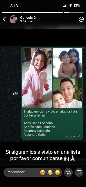 Foto de Abby caña Londoño Andrés caña londoño Rosmary londoño Alejandro caña