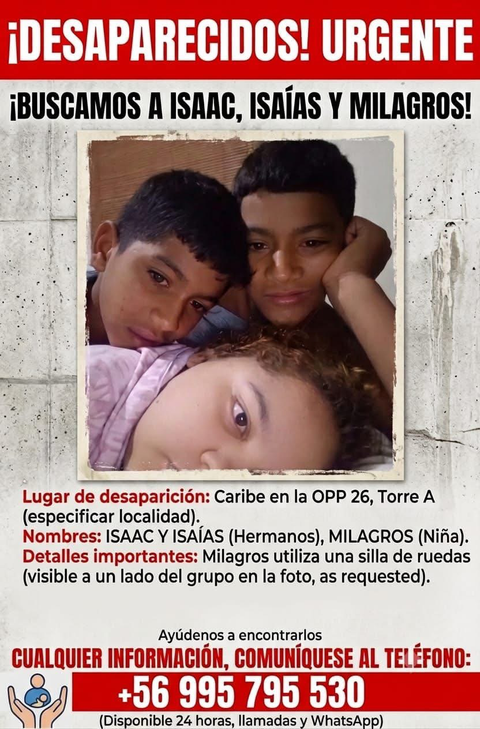 Foto de Isaac, Isaías y milagros Alvarez Flores