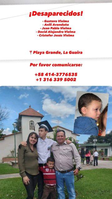 Foto de Gustavo Vielma, Anlli Avendaño, Juan Pablo Vielma, David Alejandro Vielma, Cristofer Jesús Vielma