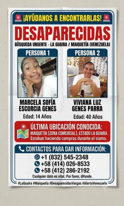 Foto de Marcela Sofía  y Viviana Luz La 1ra Escorcia Genes y Parra Genes