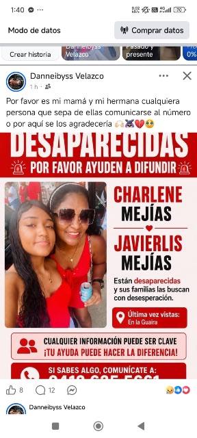 Foto de Charlene Mejias y Javierlis Mejias