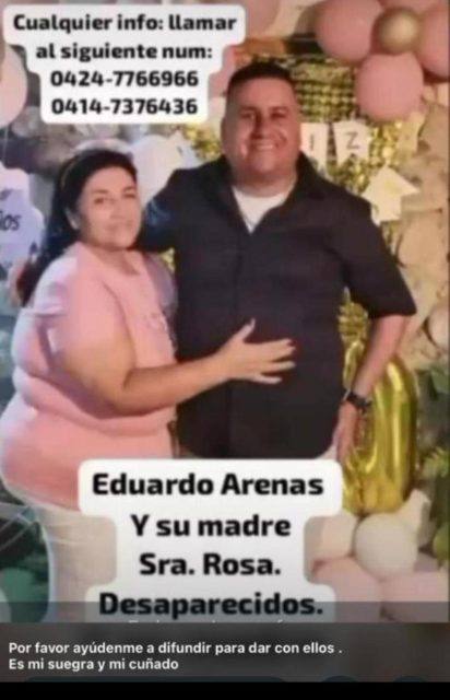 Foto de Rosa Ramirez y Eduardo Arenas