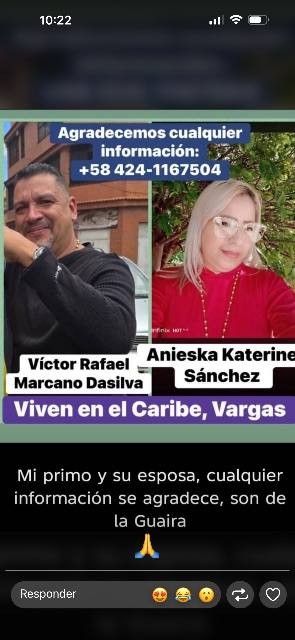 Foto de Víctor R Marcano y Anieska Sánchez