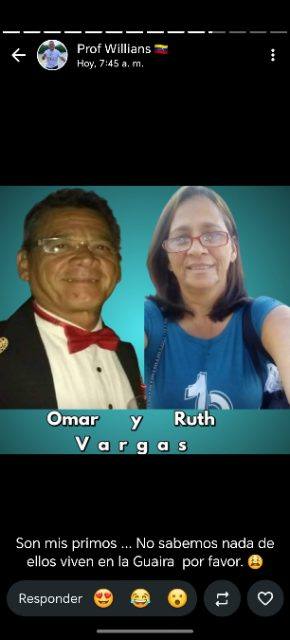 Foto de Omar Vargas y Ruth Vargas