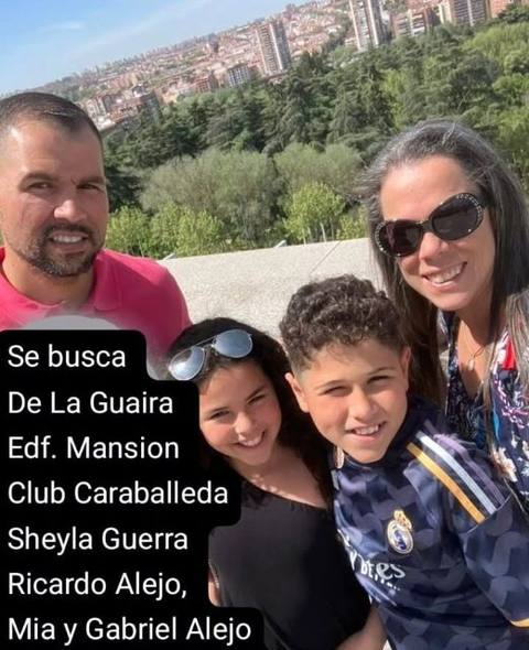 Foto de Sheila García, Ricardo Alejo, Mia Alejo García y Gabriel Alejo García