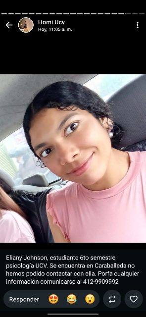 Foto de Eliany Nazareth Johnson