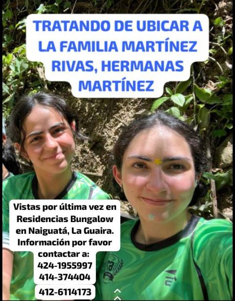 Foto de Manuela y Fernanda Martínez Rivas