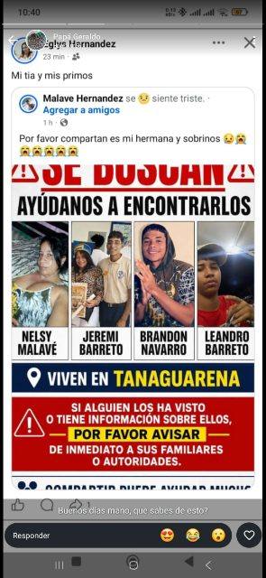 Foto de Nelsy, Brandon,Yeremy y Leandro