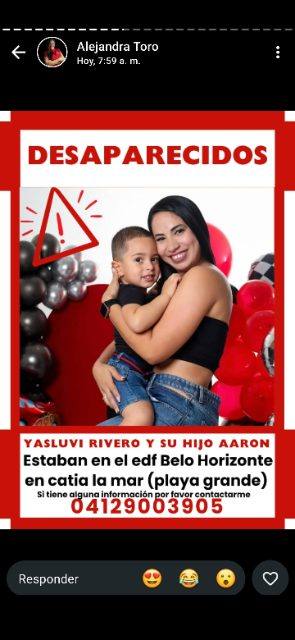 Foto de YASLUVI RIVERO Y SU HIJO AARON