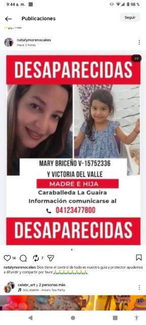 Foto de Mary Briceño y Victoria del valle